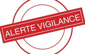 Appel à vigilance