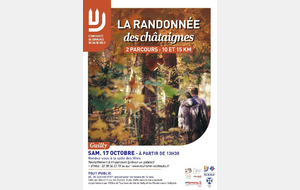 Randonnée des châtaignes Guilly 10 et 15 km