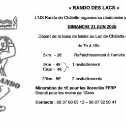 Randonnée Châlette sur Loing 20-13- 9 et 5 km