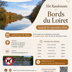Randonnée " bords du Loiret" Olivet départ 12h